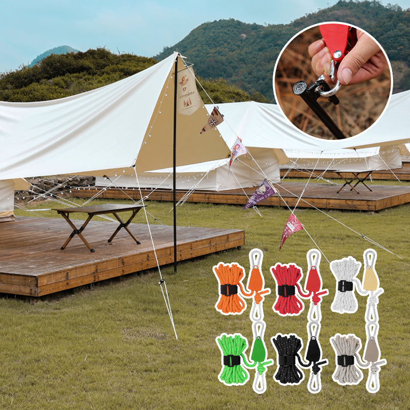 Justerbart Campingrep med Spärrfunktion & Reflex
