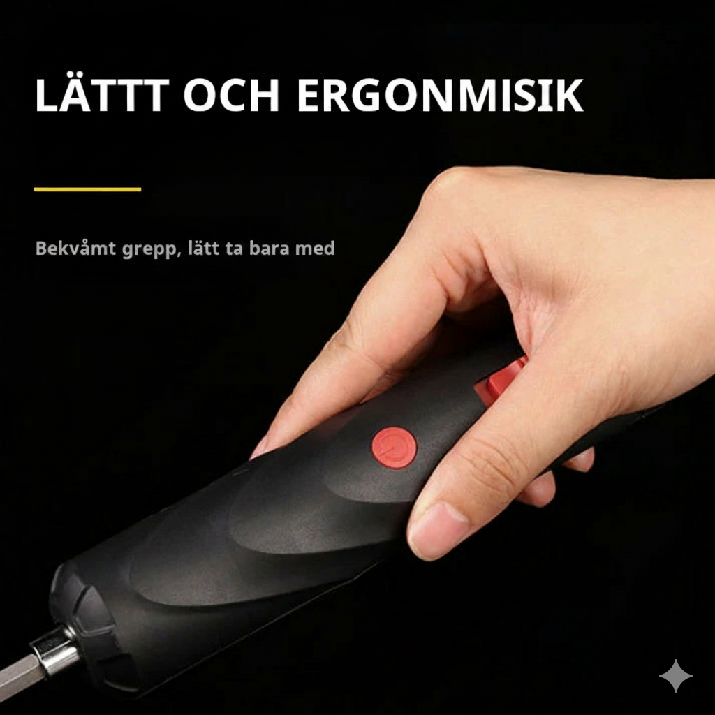 Hybrid Elskruvmejsel med 12 Bits
