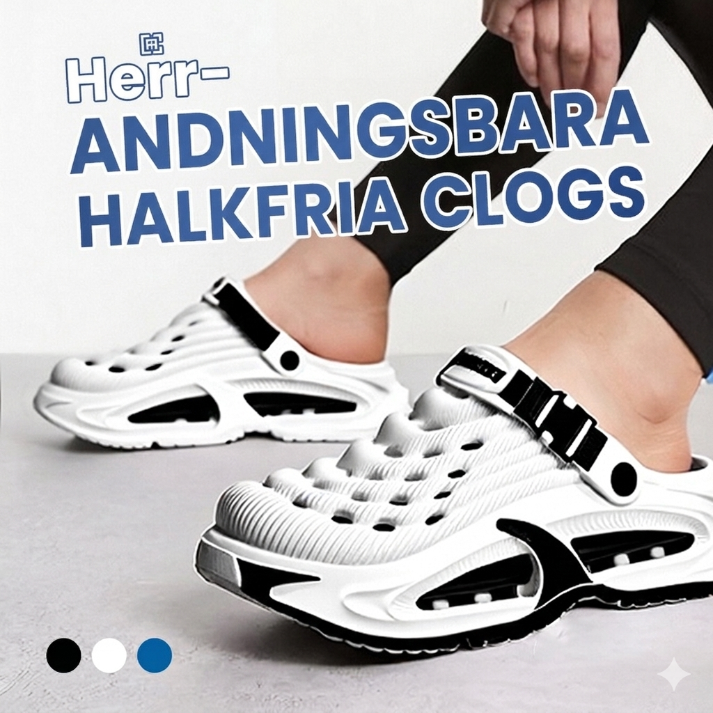 Mångsidiga Clogs med Stötdämpande Sula