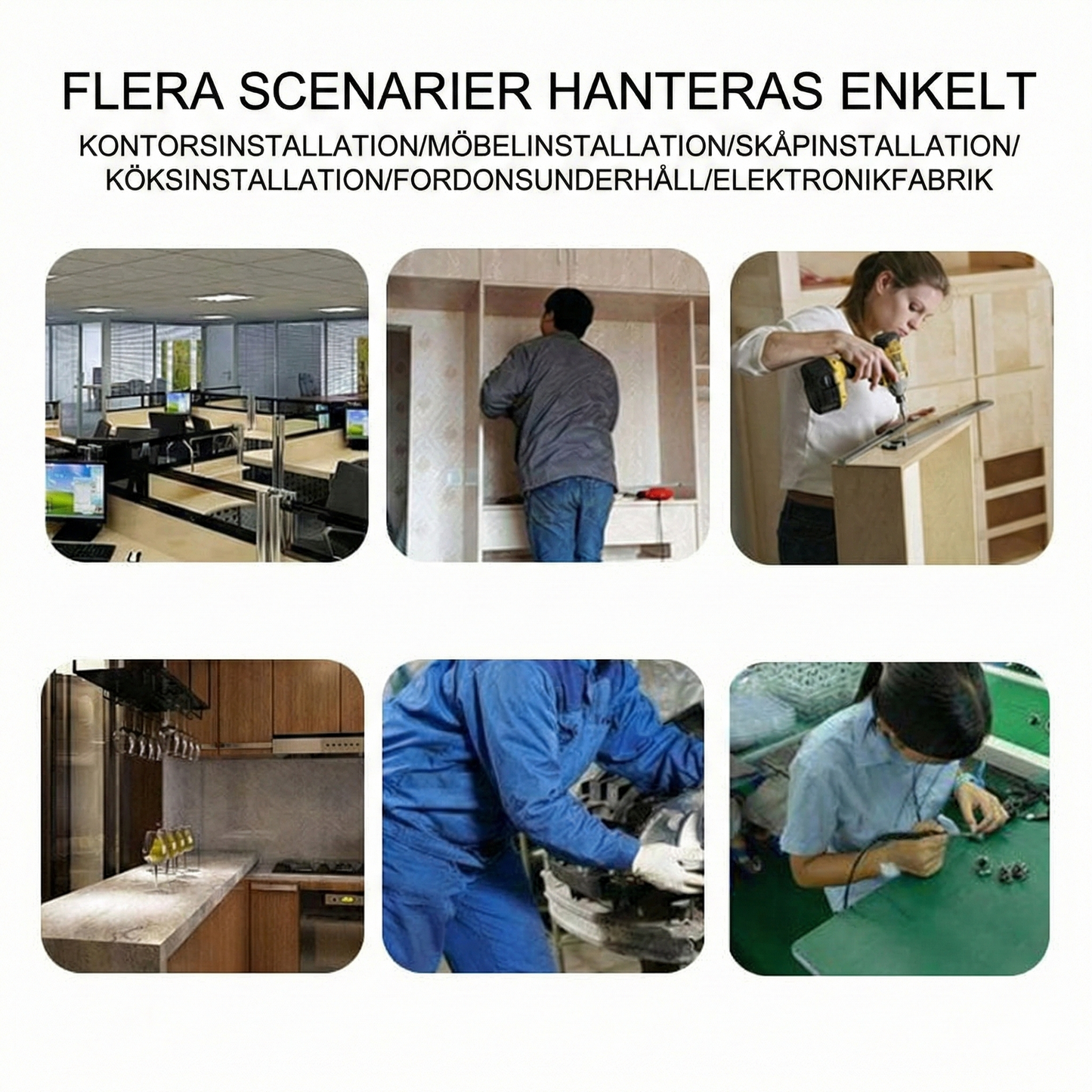 Litet Allt-i-ett Verktyg för Reparation och Hobby