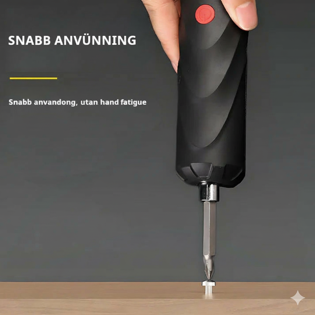 Hybrid Elskruvmejsel med 12 Bits