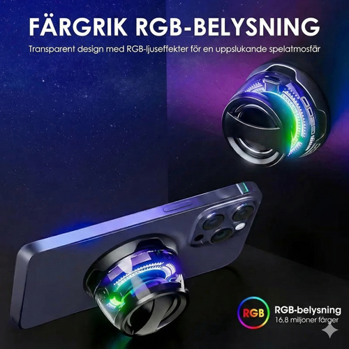 Magnetisk Mini-Bluetooth-högtalare med LED-belysning