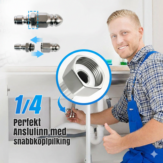 Professionellt Högtrycksmunstycke för Avloppsrensning