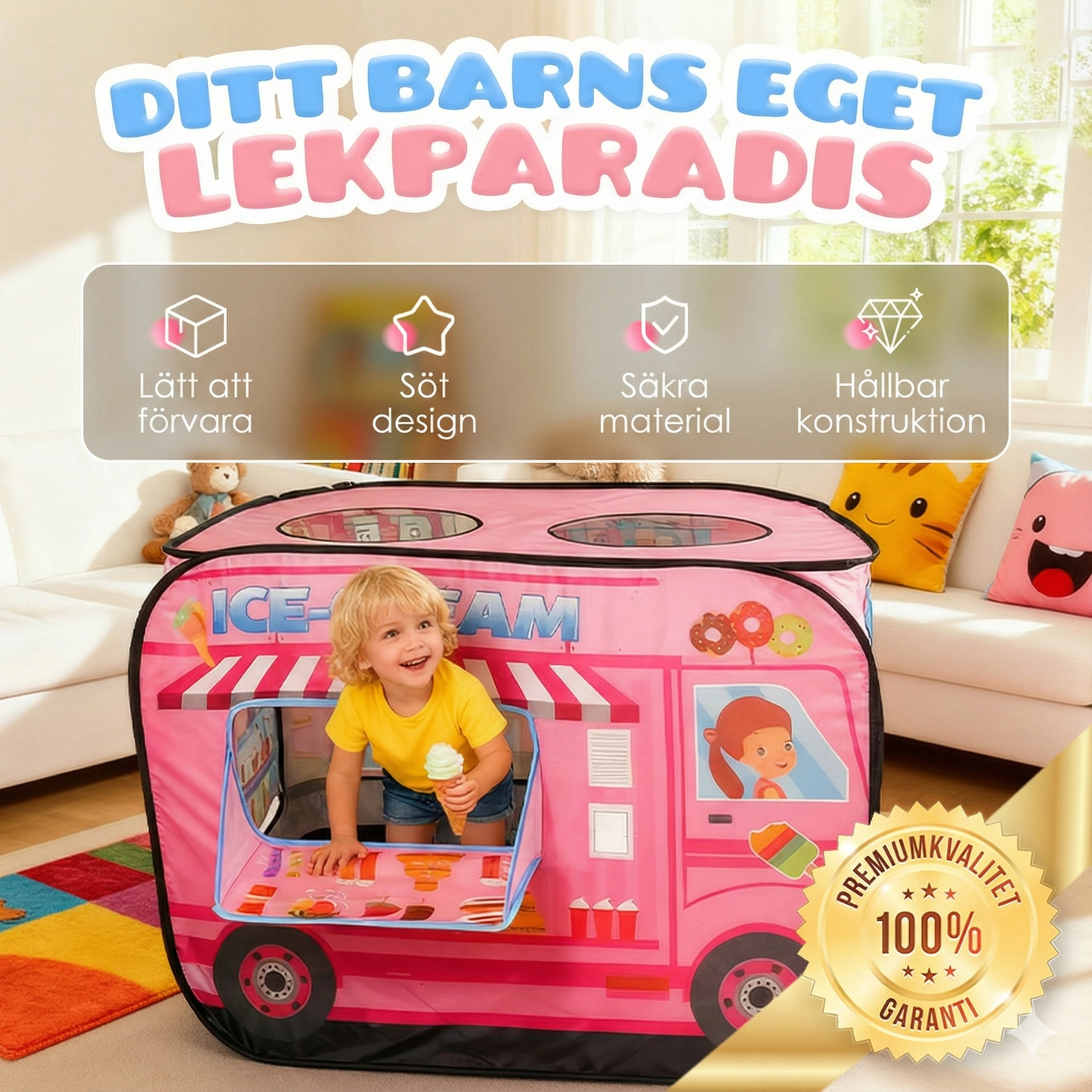 Fordonsformat Pop-up Lektält