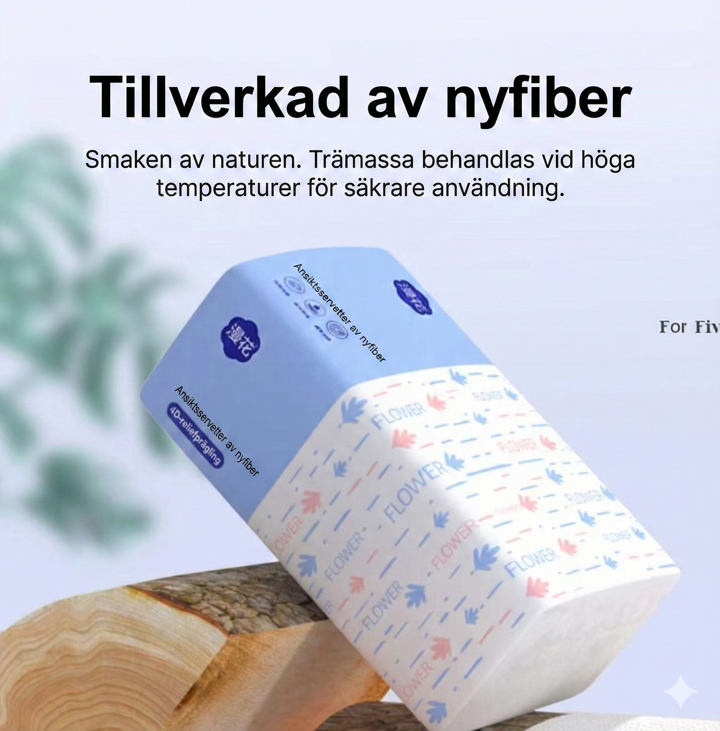 Slitstarka Hushålls- & Ansiktsservetter – 4 Lager Mjukhet