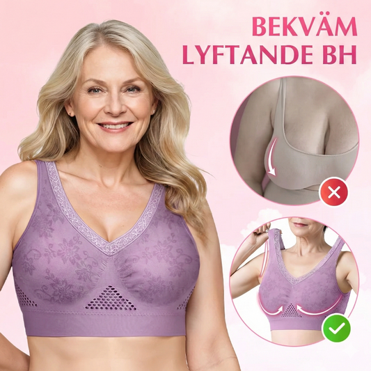 Sömlös Komfort-BH – Bygellös & Lyftande