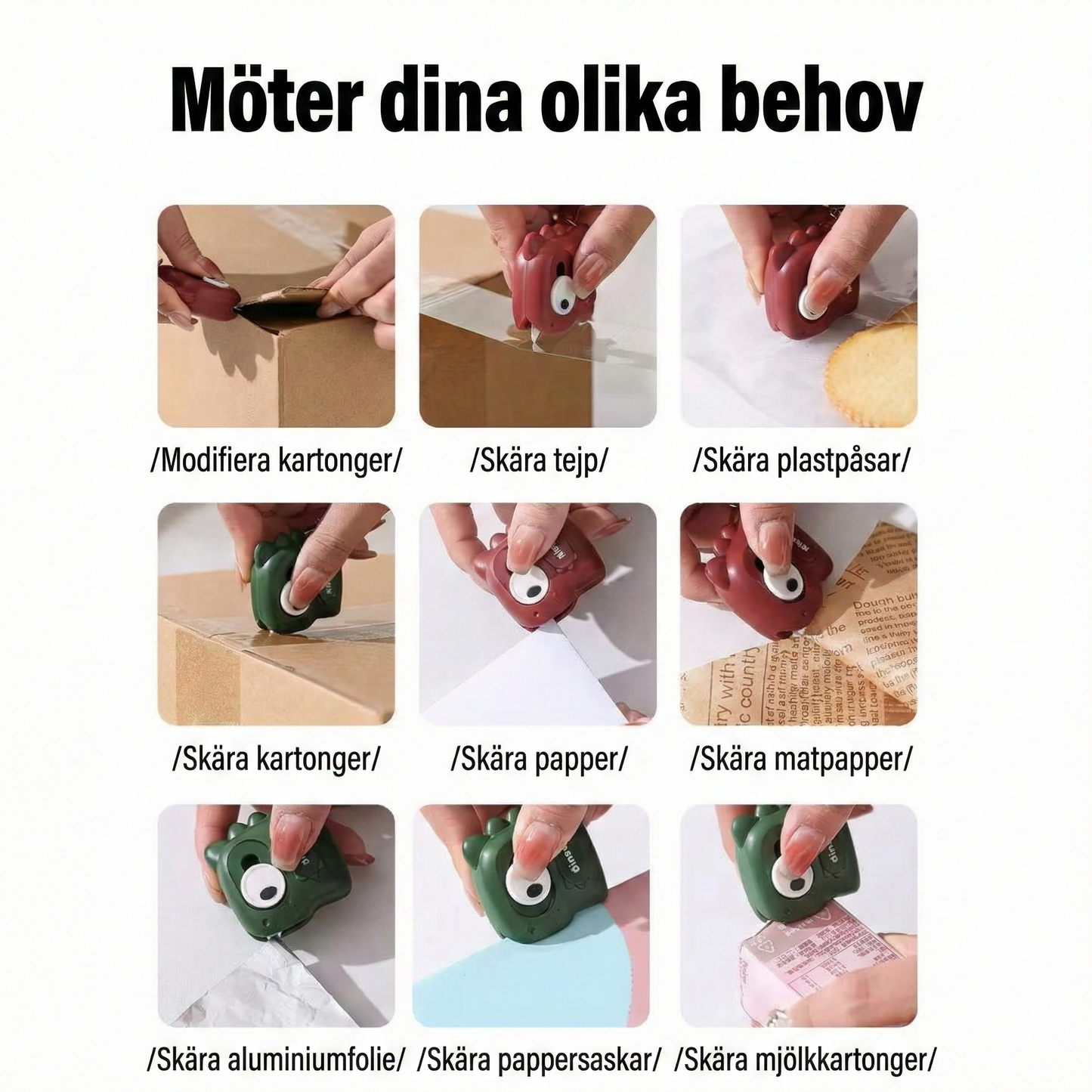 Säkerhetskniv med Automatisk Retur – Mini & Portabel