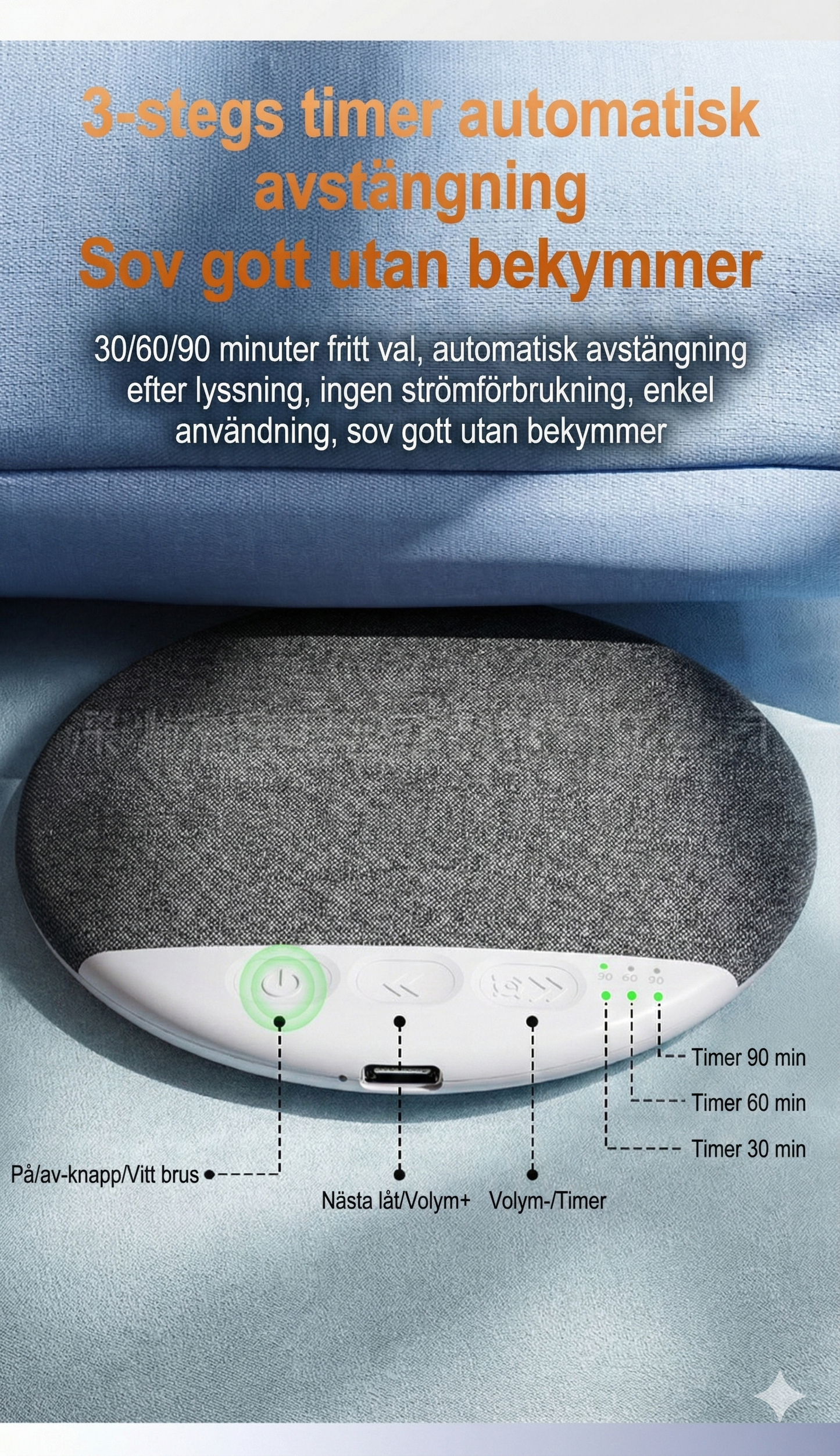 Trådlös Kuddhögtalare