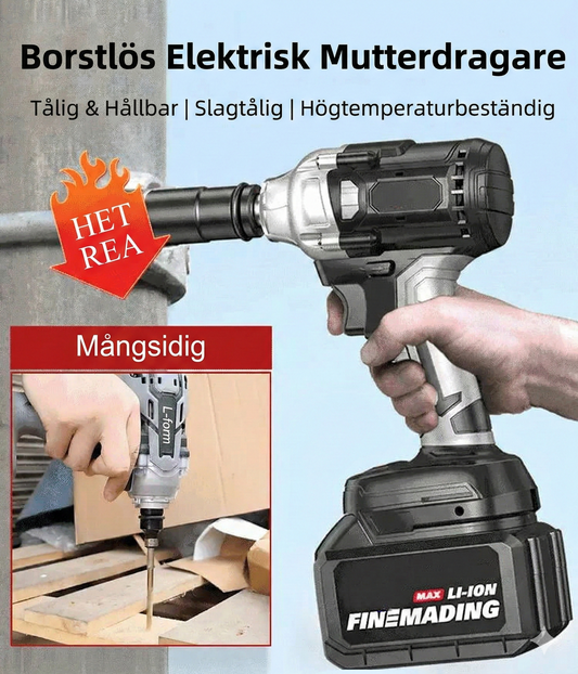 Borstlös elektrisk mutterdragare för ultimat kraft och precision