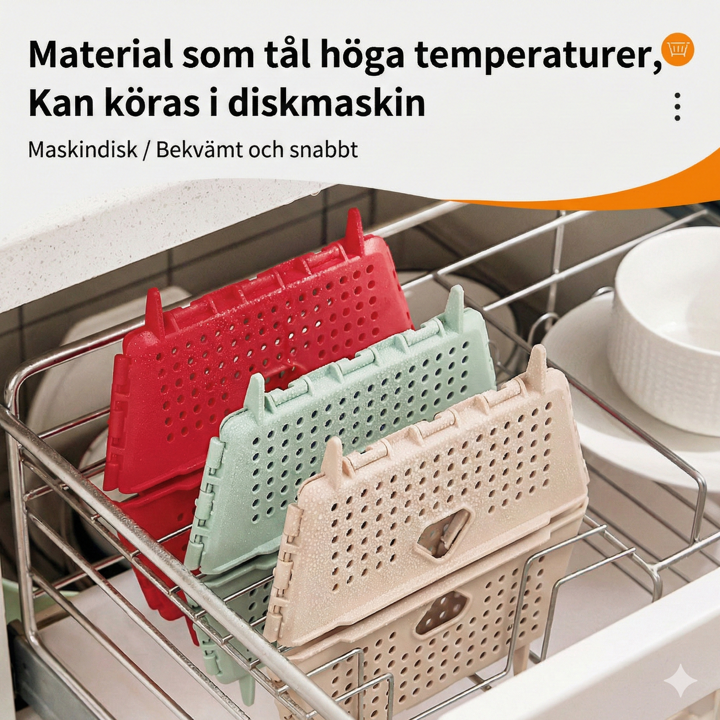 Hopfällbar Förvaringskorg för Kök och Hem