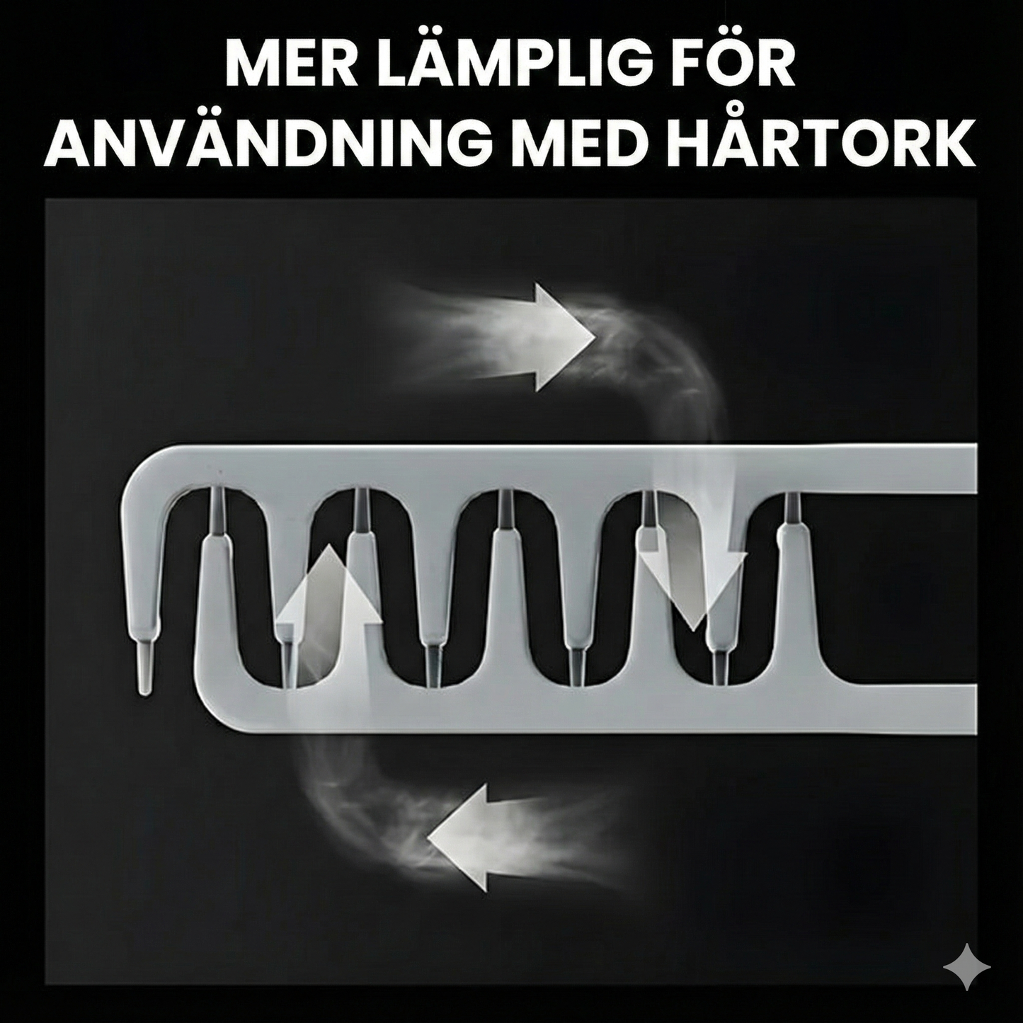 Professionell Hårkam för Män