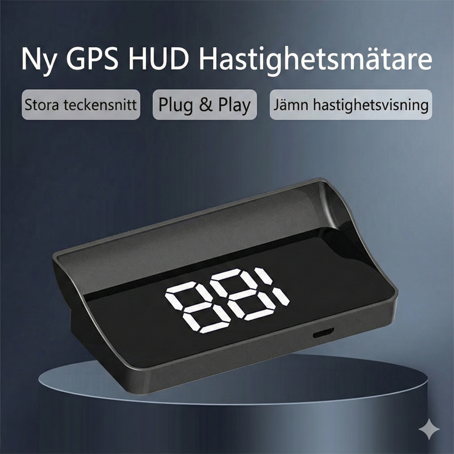 Bärbar HUD-skärm för Instrumentbrädan – HD LCD