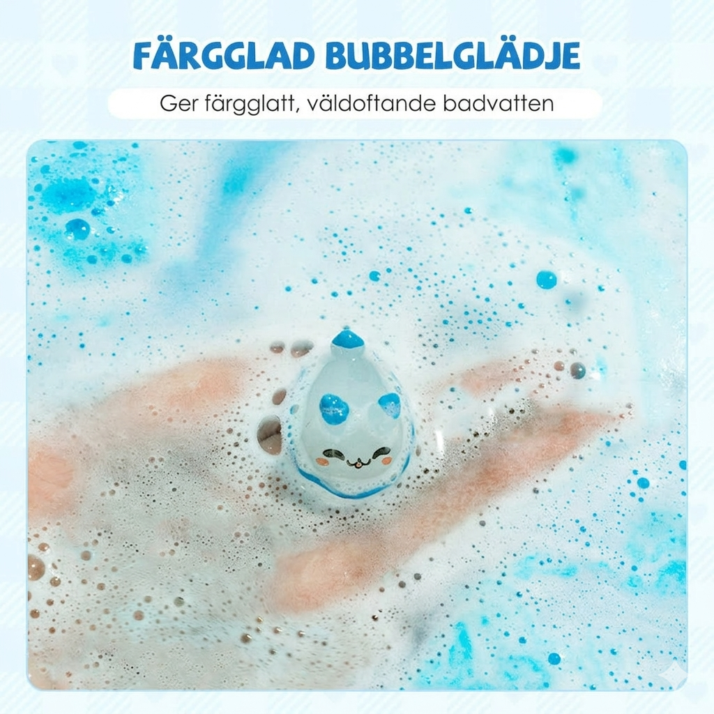 Spa-kit med Brusande Badbomber och Havsdjur