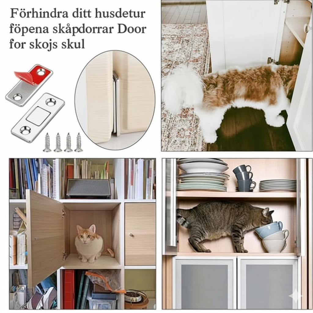 Ultratunt Magnetlås för Skåp & Lådor