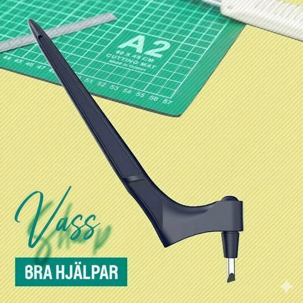 Säker Pysselkniv med 360° Roterande Blad