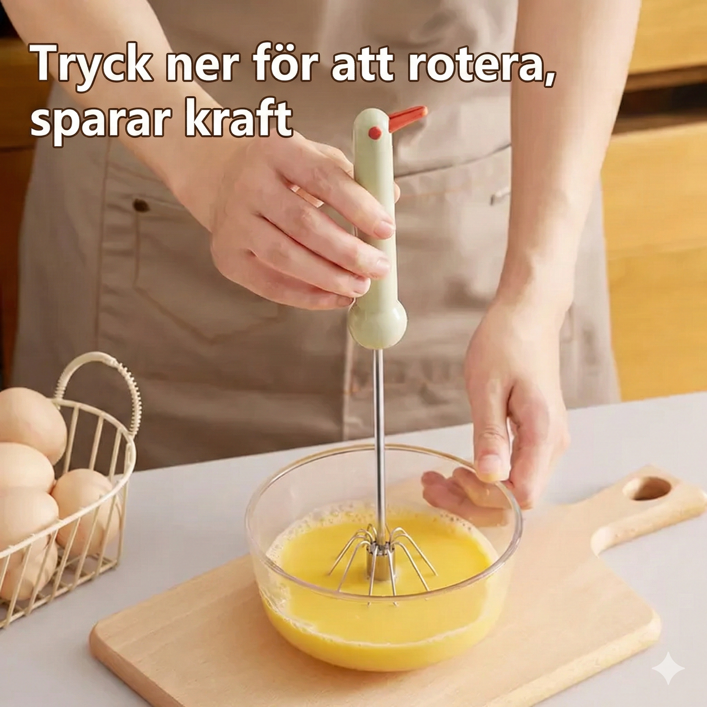 Roterande Gräddvisp – Charmig Köksdesign