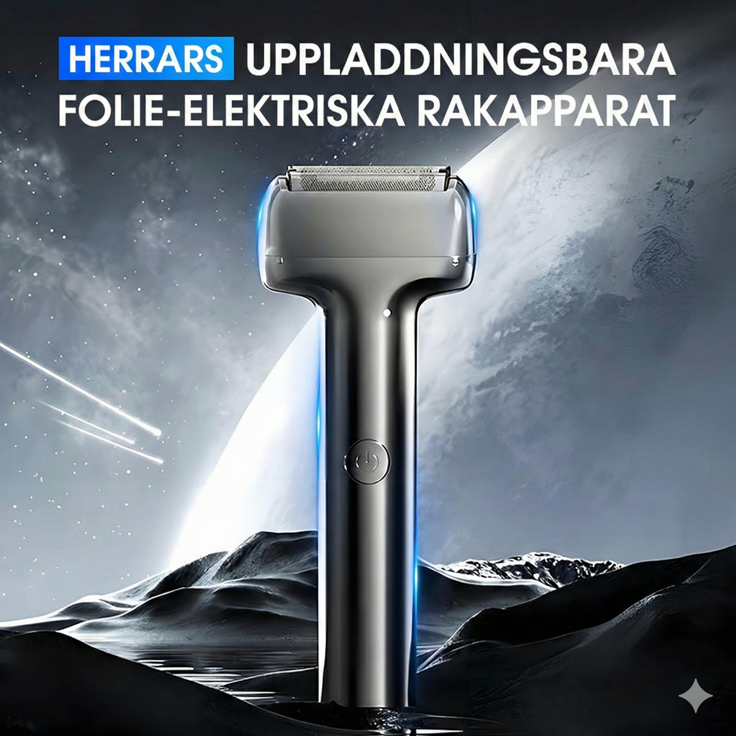 Elektrisk Rakapparat för Män med 3D-Huvud