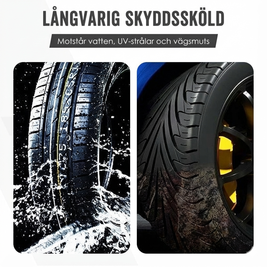 Plast- och gummidäckglans- och skyddsspray