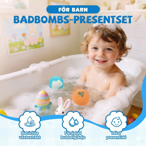 Spa-kit med Brusande Badbomber och Havsdjur