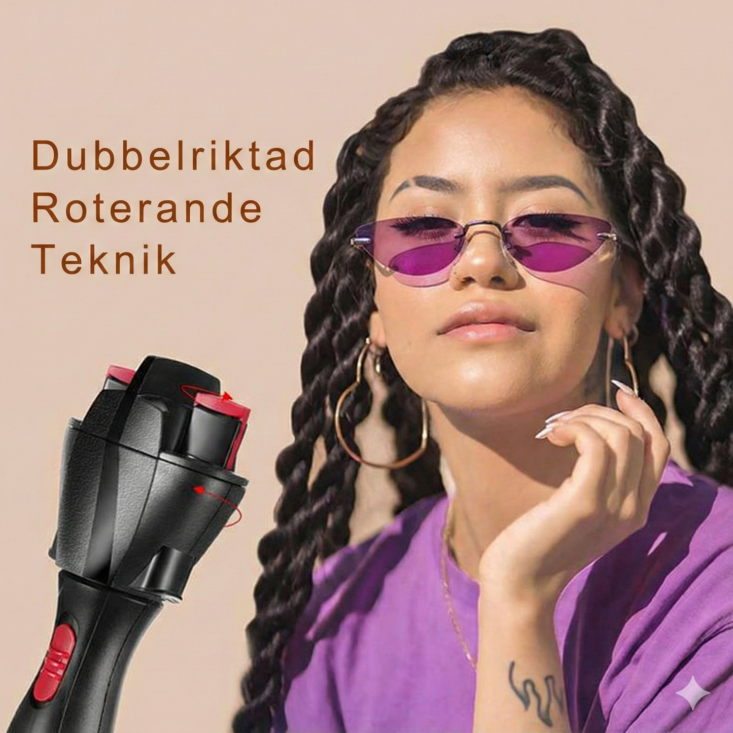 Automatisk Hårflätningsmaskin med 360-graders Rotation