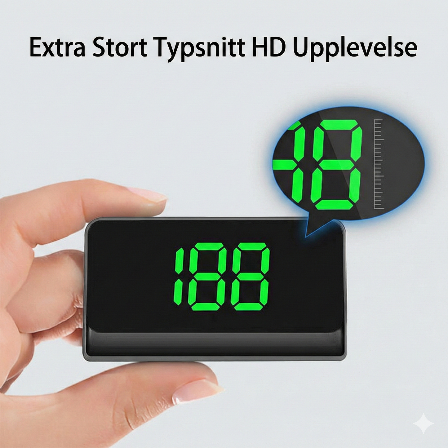 Bärbar HUD-skärm för Instrumentbrädan – HD LCD