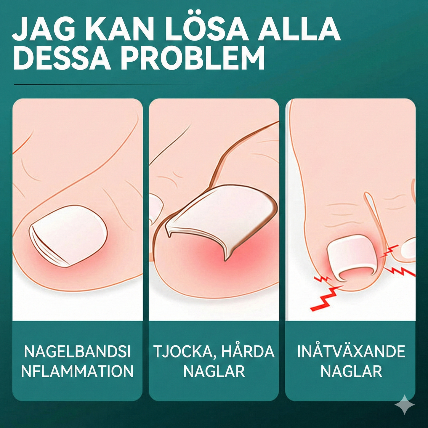 Vinklad Nagelklippare med Stor Öppning
