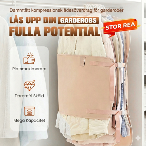 Platsbesparande Kompressionsväska för Kläder & Sängkläder