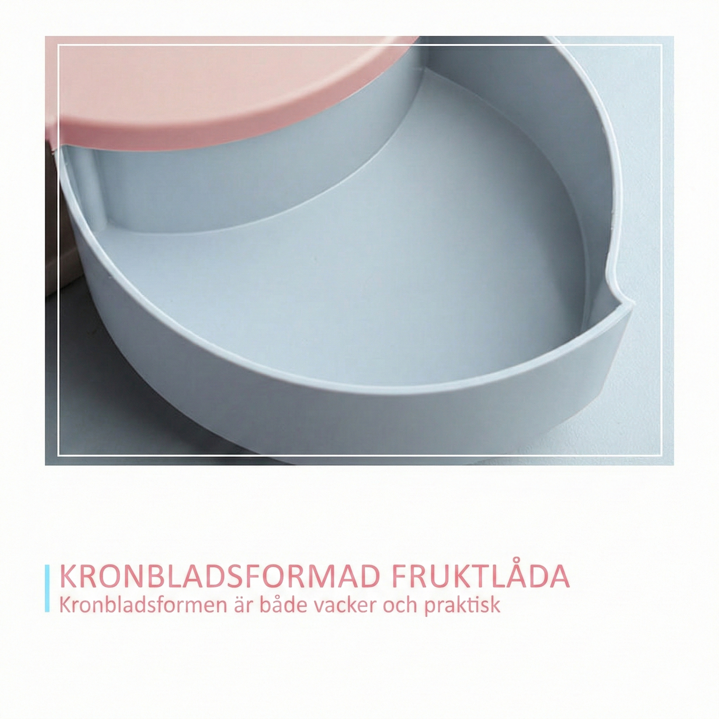 Roterande Blomformad Snackslåda – Enkel eller Dubbel