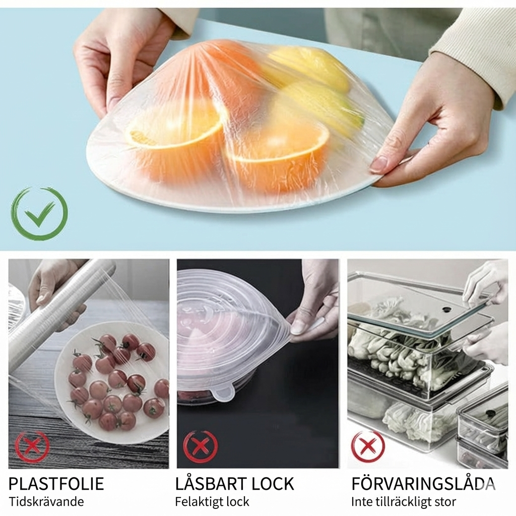 Färskhållande & Elastiska Matöverdrag