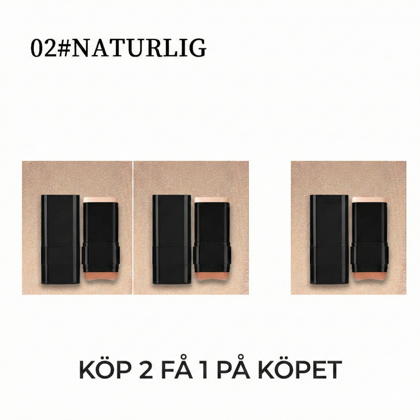 Täckande Foundation Stick – Snabba Retuscher & Lång Hållbarhet