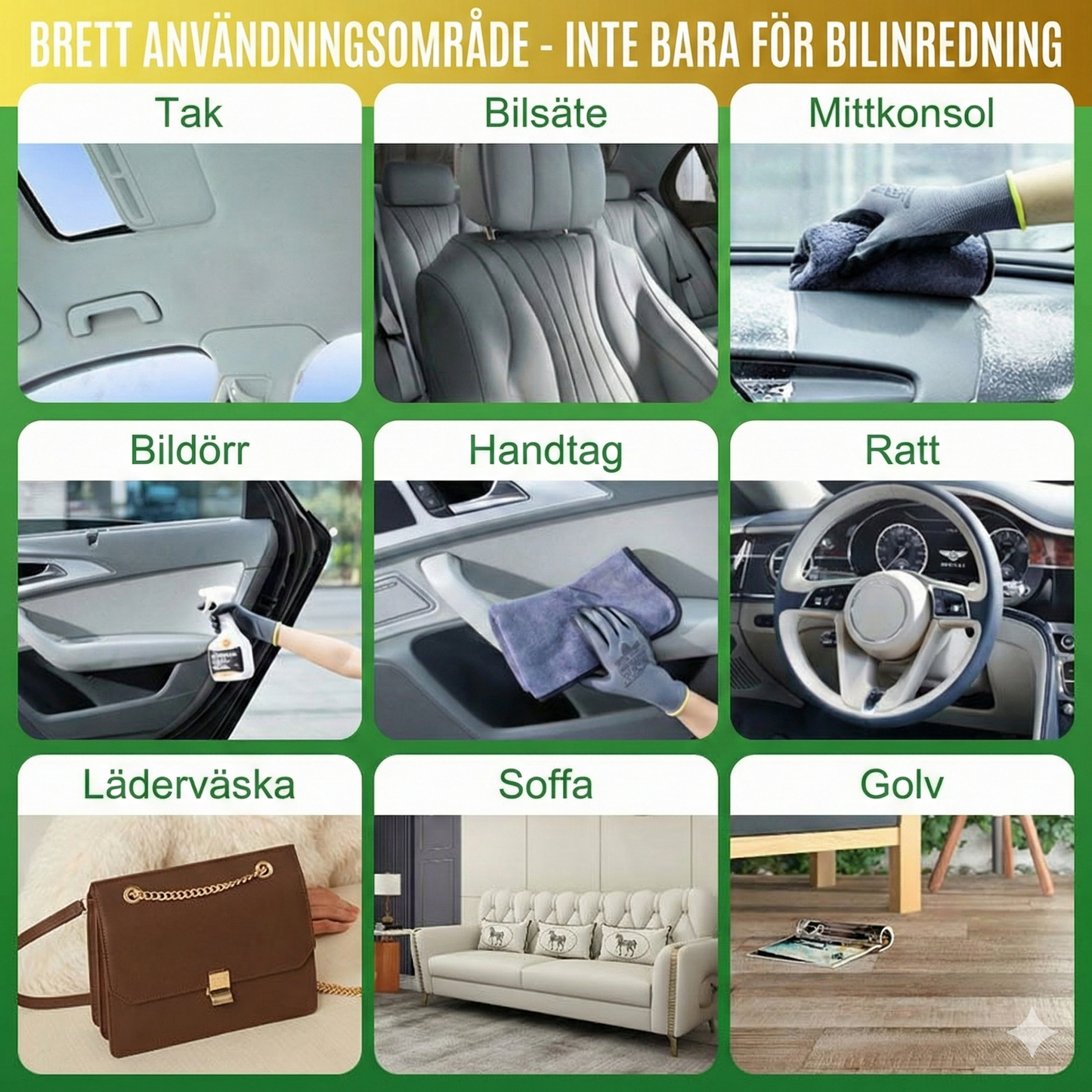 Skonsam Multirengöring för Bil & Hem