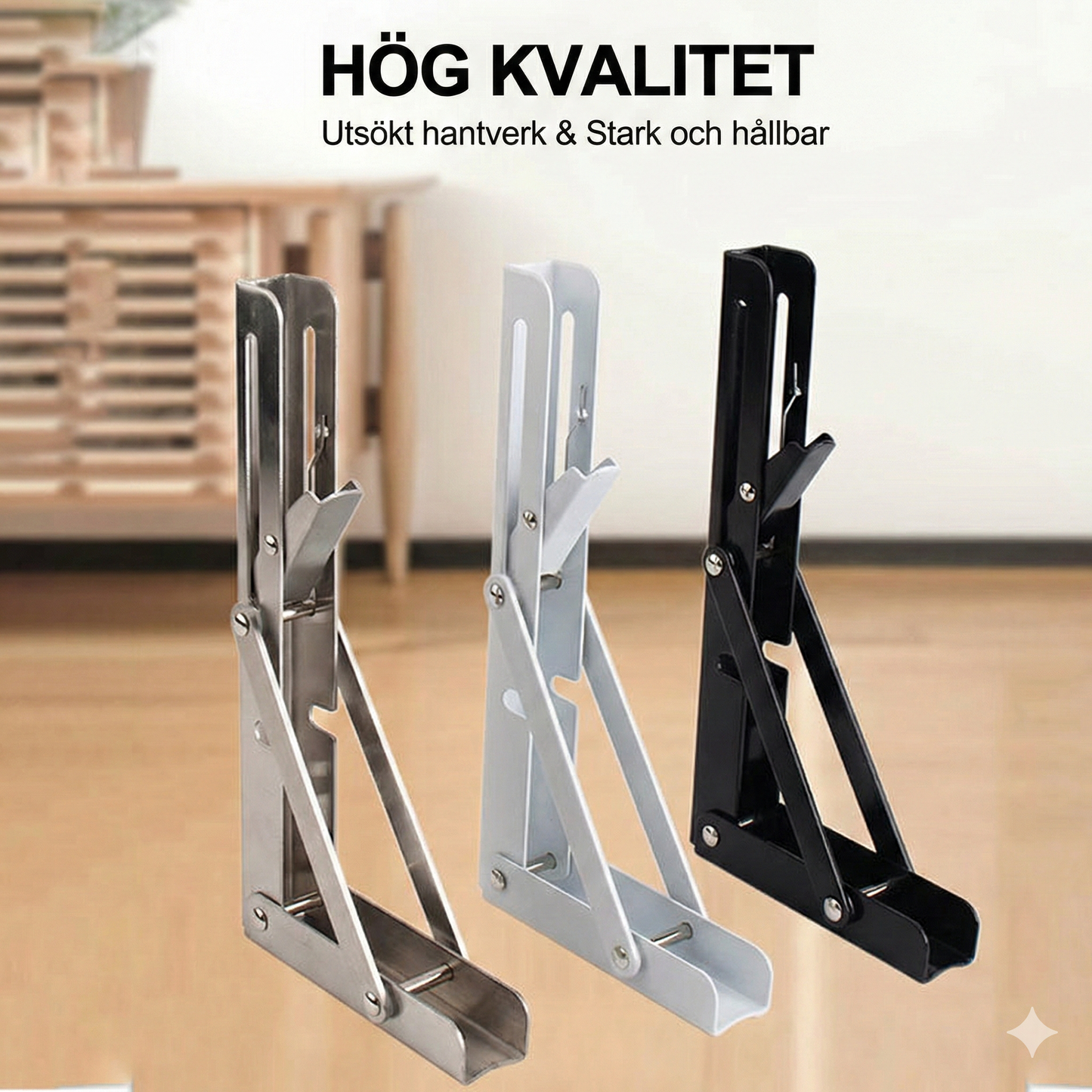 Multifunktionella Fällbara Konsoler – Robust & Rostfri Design