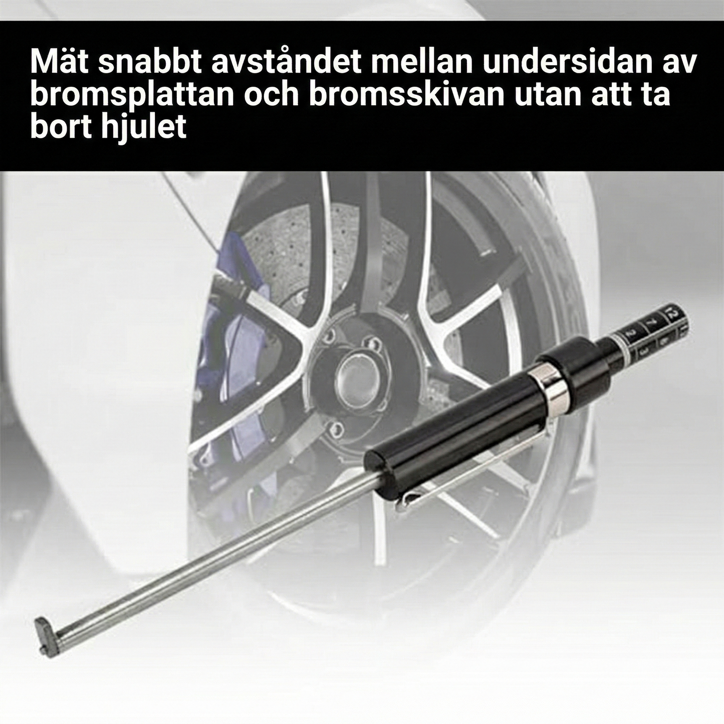 Bromsbeläggsmätare i Pennformat – Mät Utan Demontering