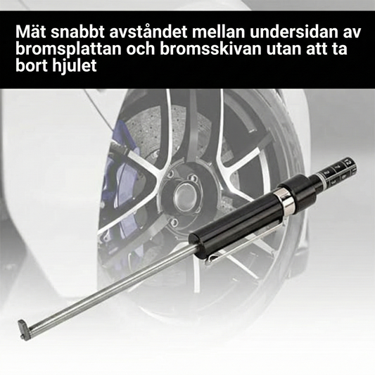 Bromsbeläggsmätare i Pennformat – Mät Utan Demontering