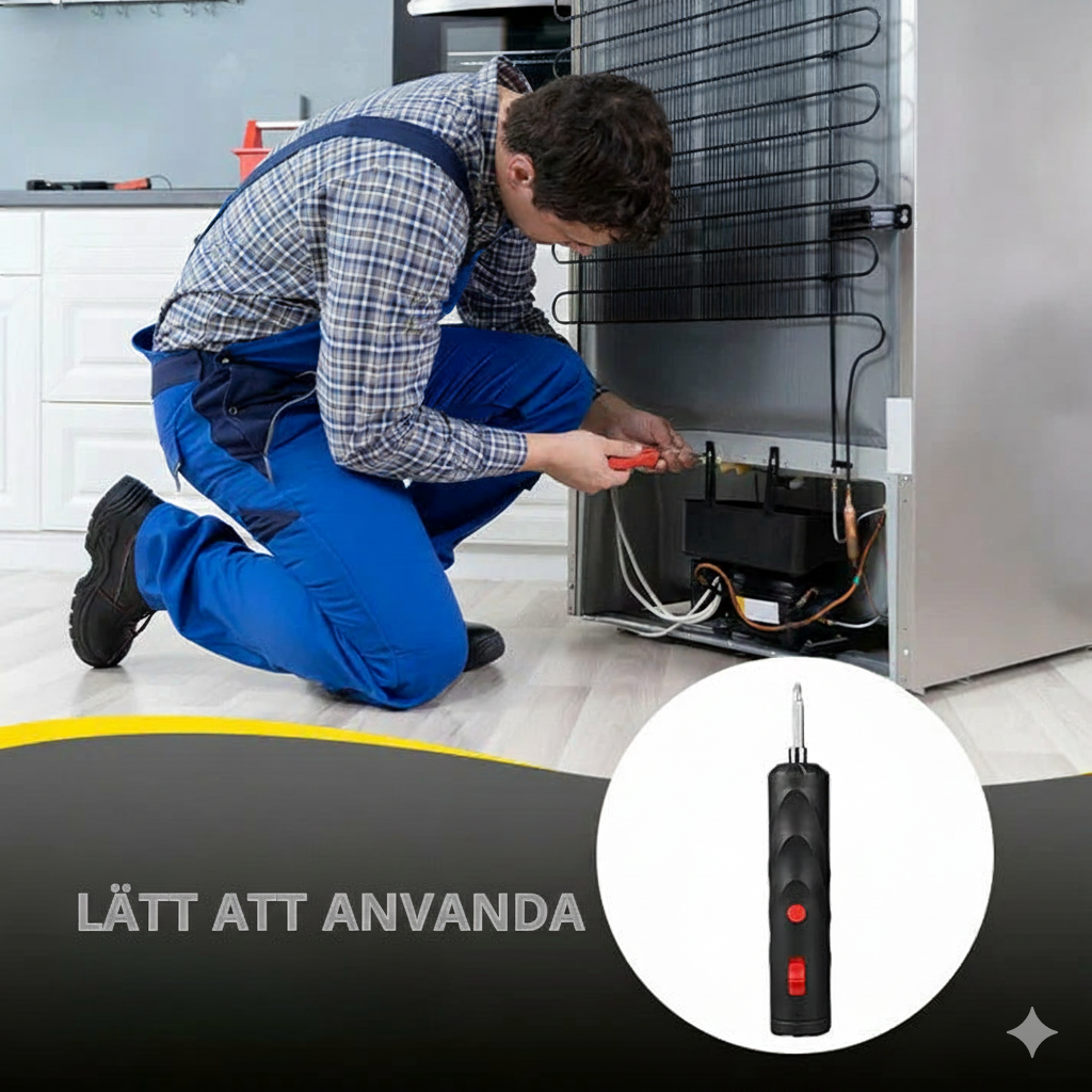 Hybrid Elskruvmejsel med 12 Bits
