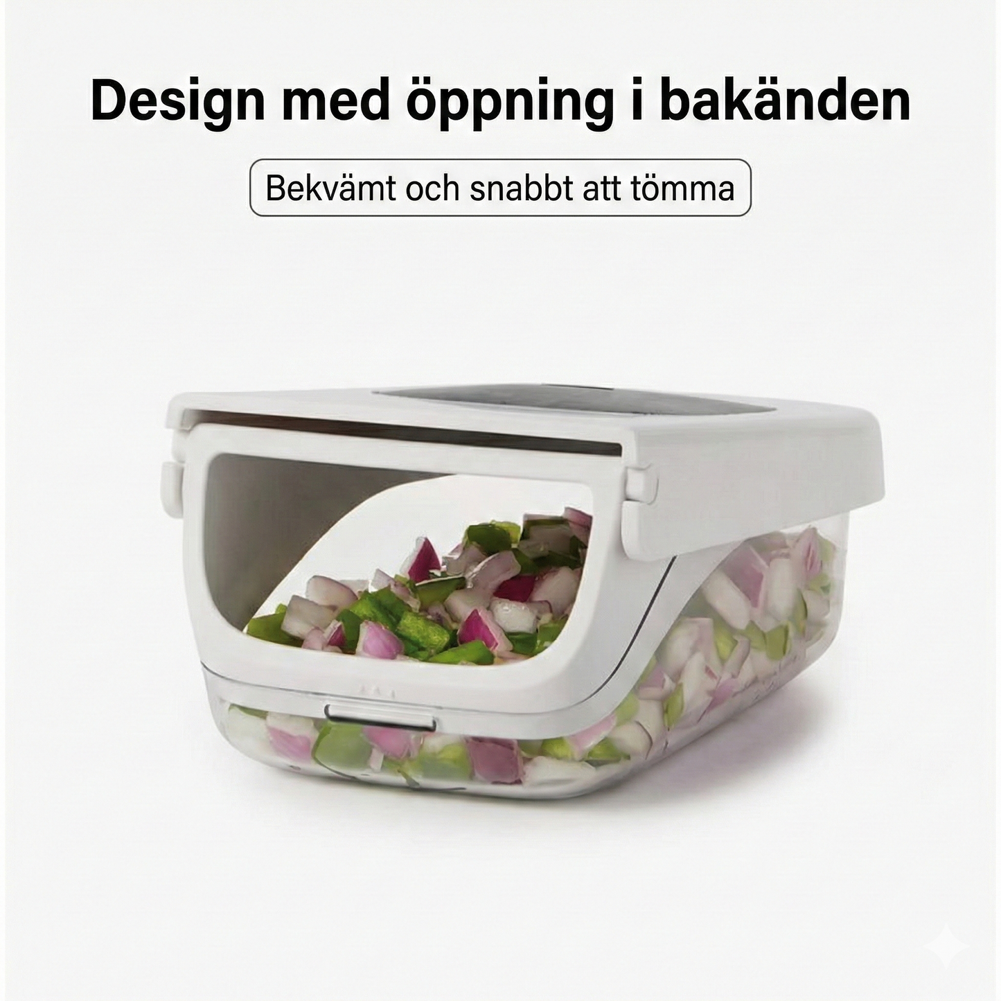 Smidig Lökhackare & Tärningsskärare – Lättdiskad