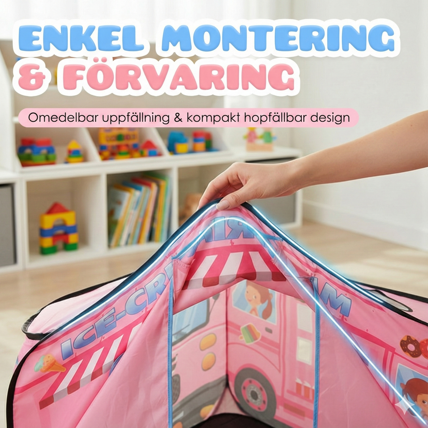 Fordonsformat Pop-up Lektält