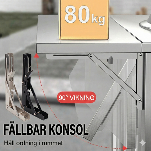 Multifunktionella Fällbara Konsoler – Robust & Rostfri Design