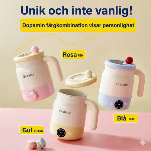 Mini-Vattenkokare & Mugg i Ett – Håller Värmen