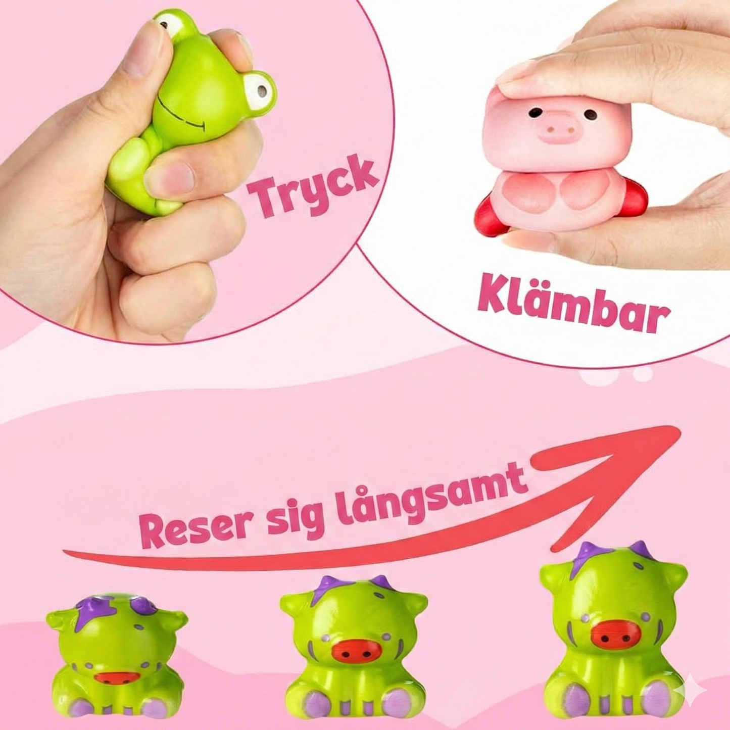 Färdigfyllda Påskägg med Söta Squishy-Överraskningar (12/24-Pack)