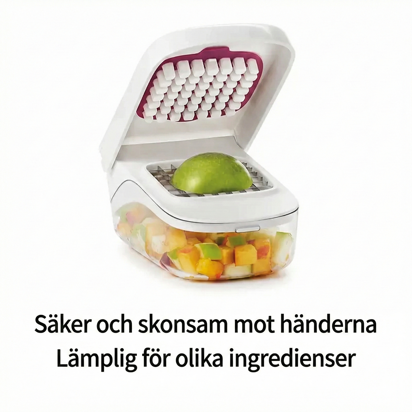 Smidig Lökhackare & Tärningsskärare – Lättdiskad