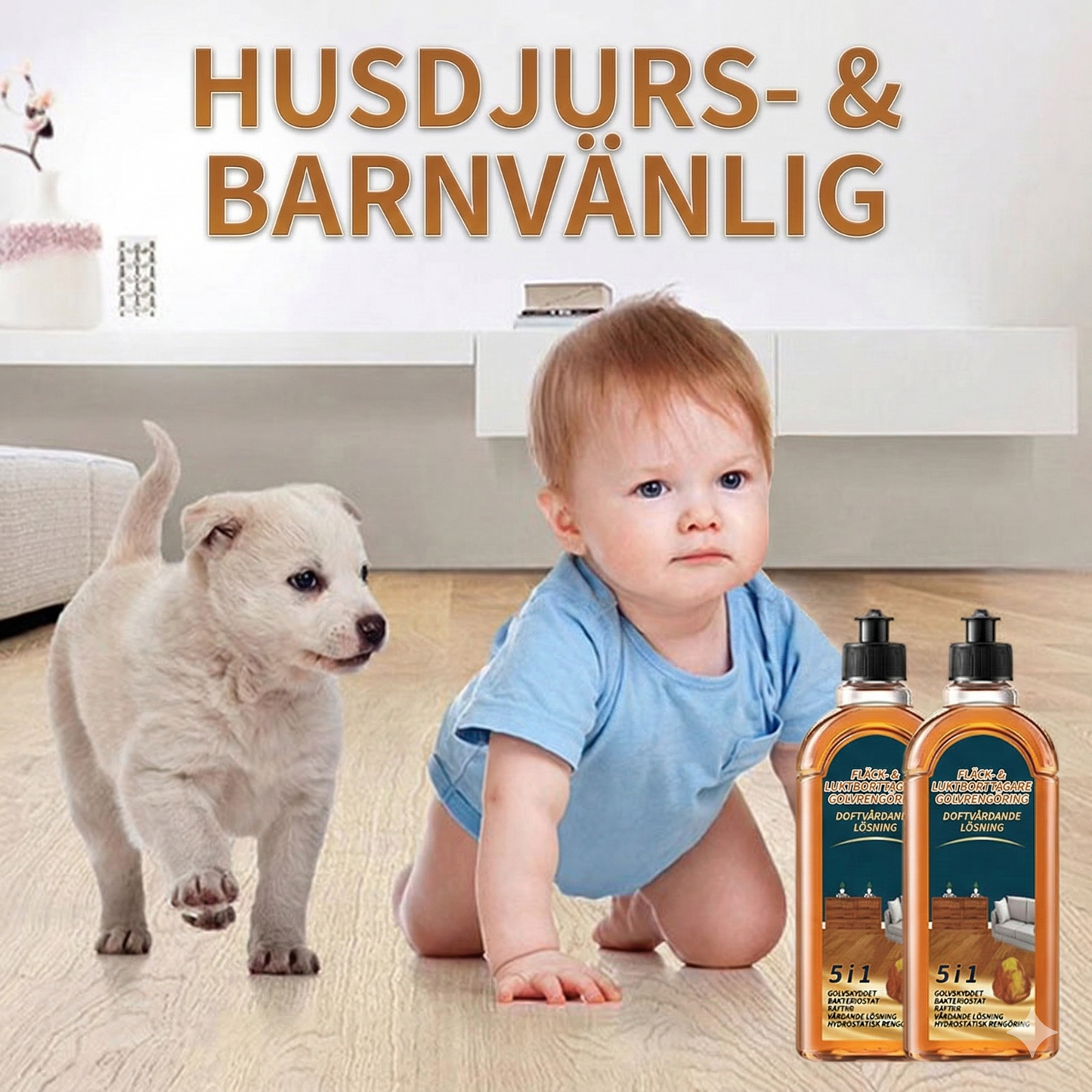 Universell Rengöring för Golv och Möbler