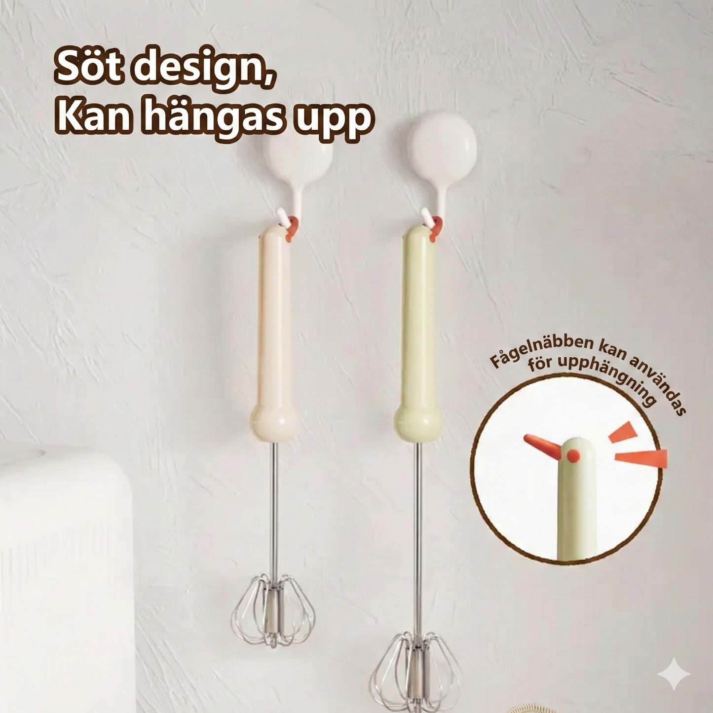 Roterande Gräddvisp – Charmig Köksdesign