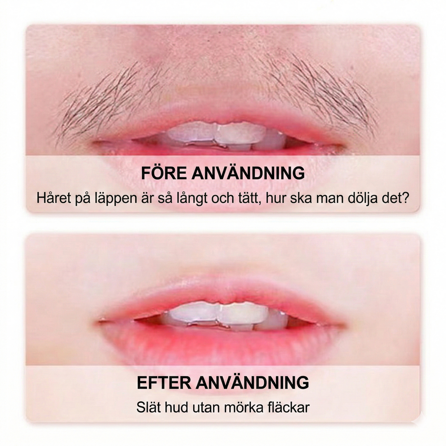 Skonsam Hårborttagningskräm för Ansiktet