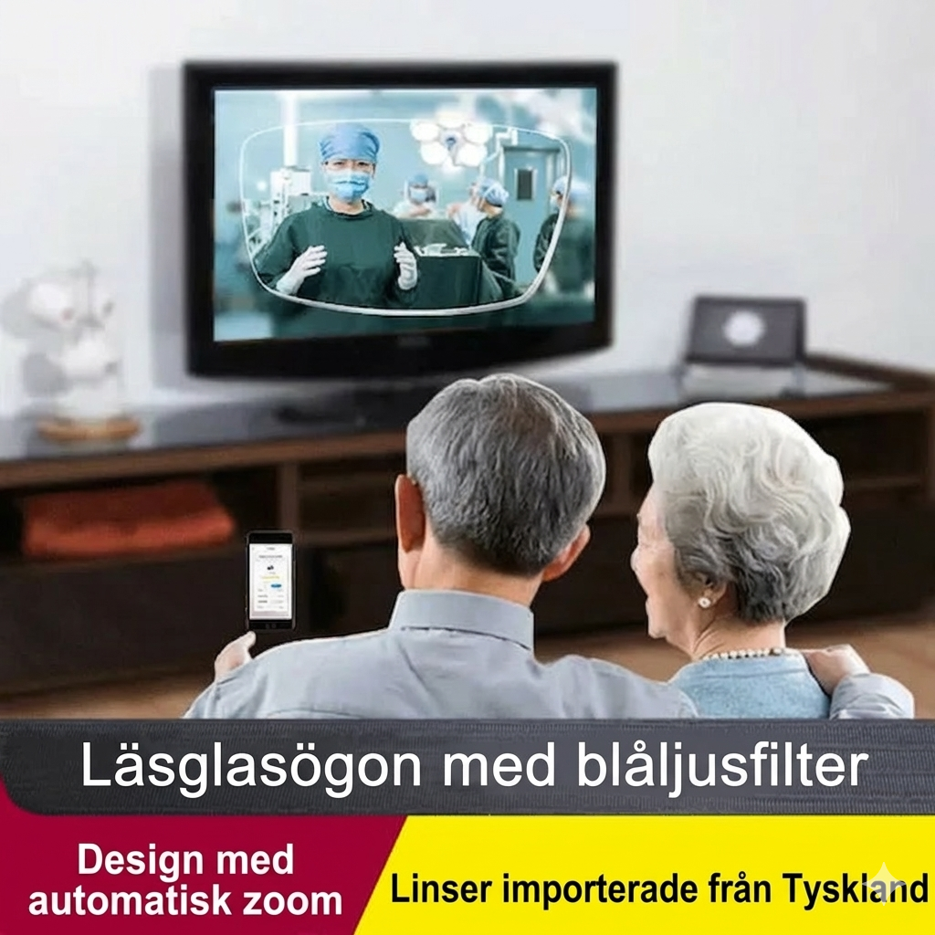 Multifokala Läsglasögon med Automatisk Styrka