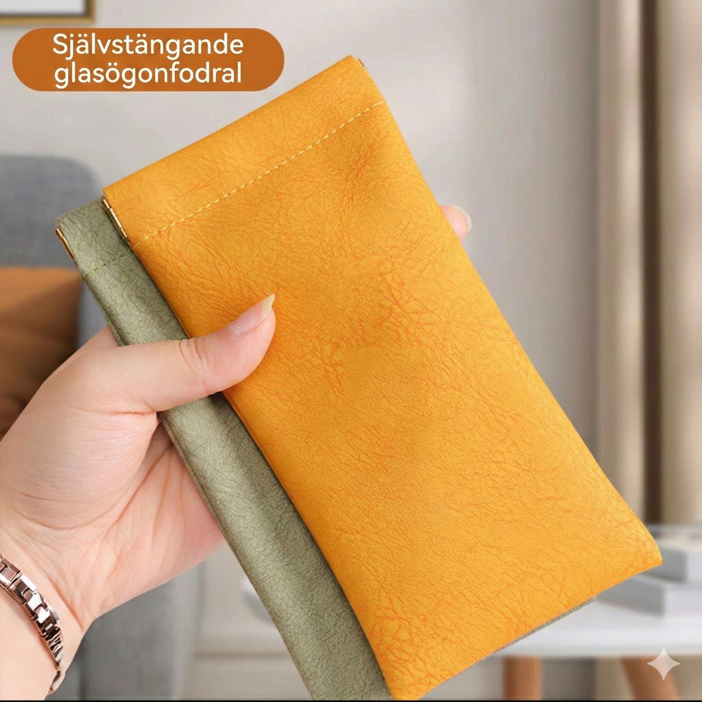 Mjukt Glasögonfodral i PU-läder