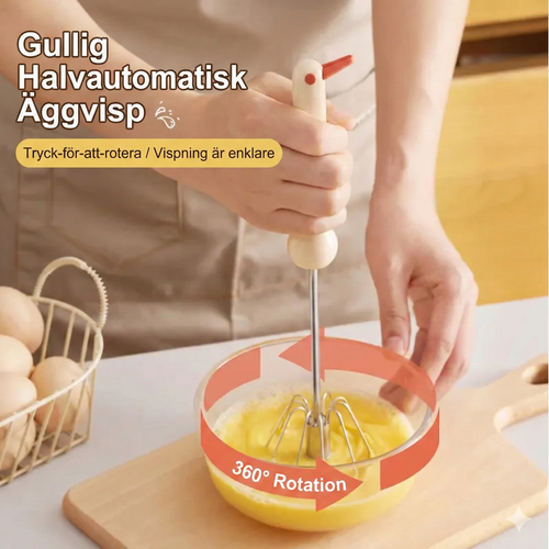 Roterande Gräddvisp – Charmig Köksdesign