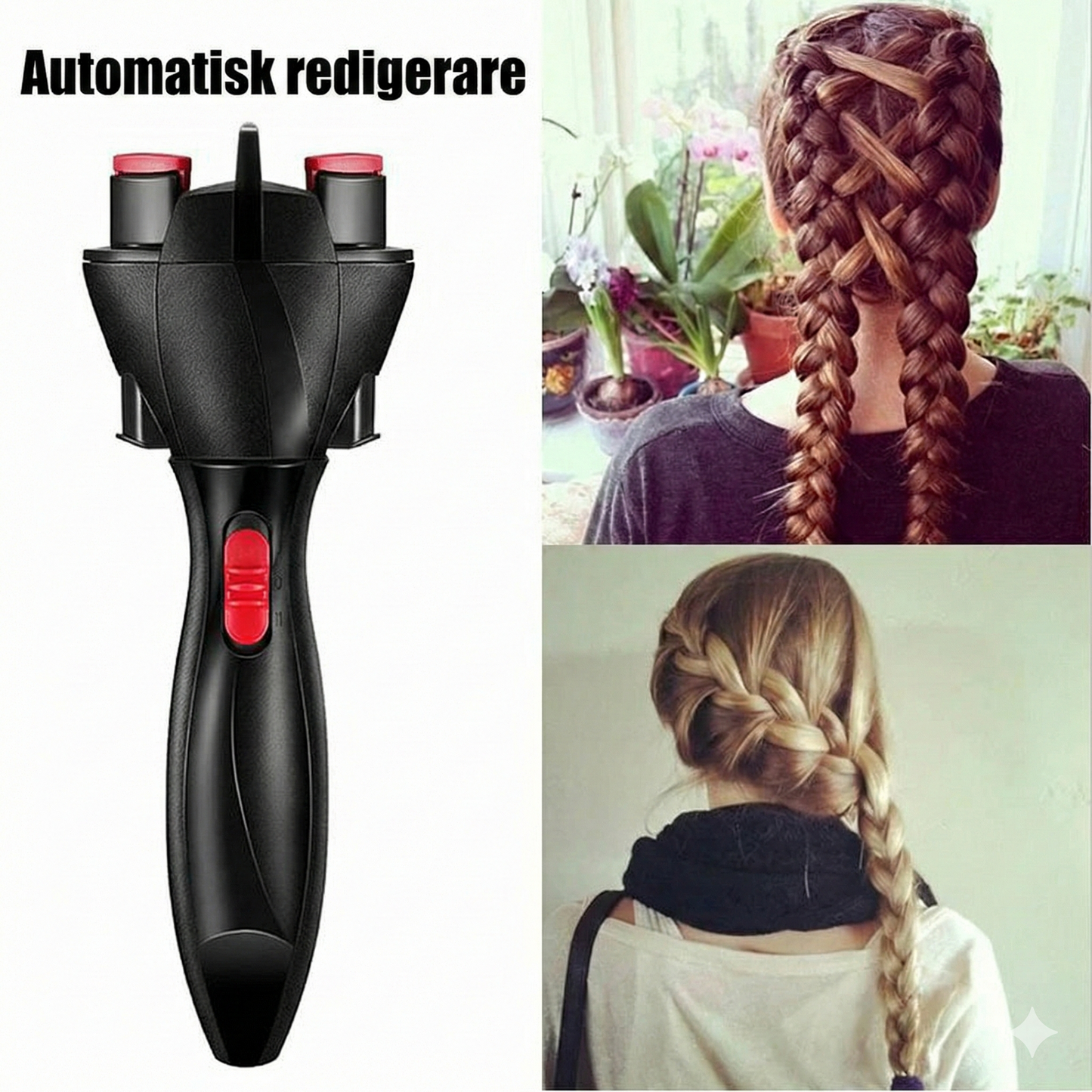 Automatisk Hårflätningsmaskin med 360-graders Rotation