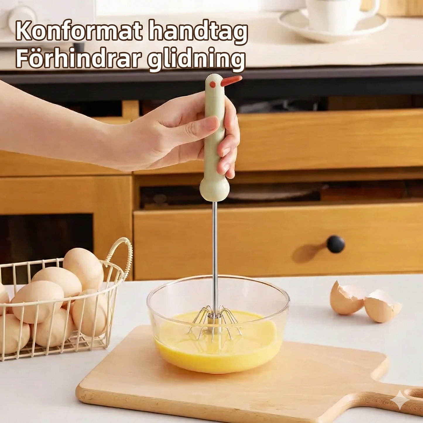 Roterande Gräddvisp – Charmig Köksdesign