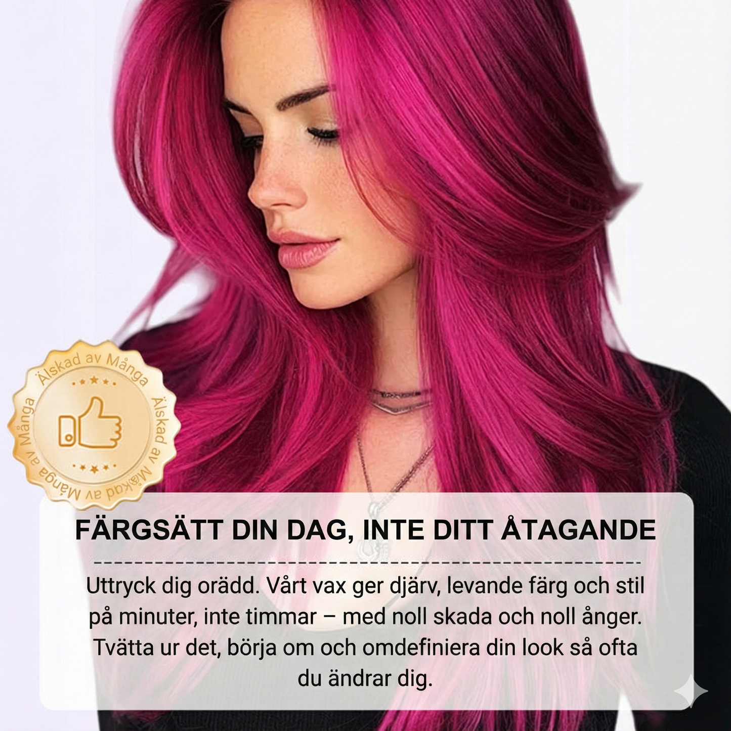 Tillfälligt Färgande Hårvax för Styling
